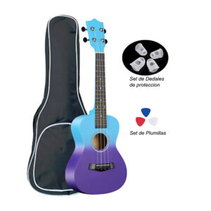 UKELELE CONCIERTO SKY BLUE