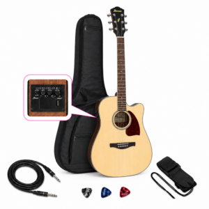GUITARRA ELECTROACUSTICA PF16WCE NATURAL HIGH GLOSS PACK