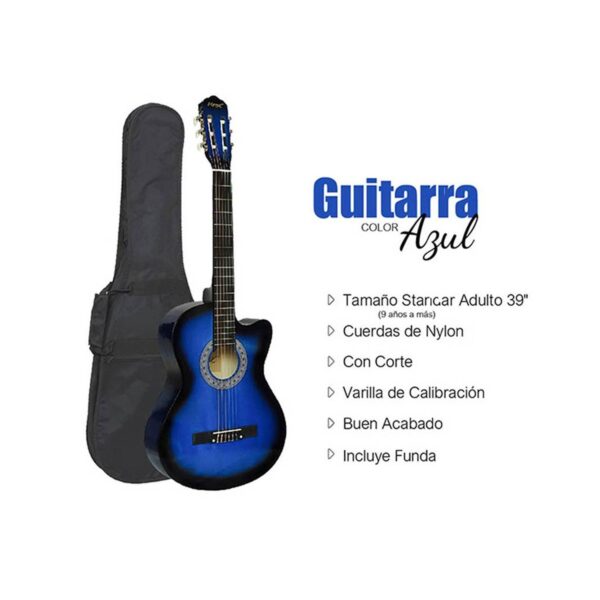 GUITARRA ACUSTICA NYLON AZUL
