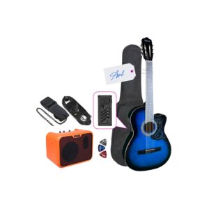 PACK ELECTROACUSTICO NYLON AZUL