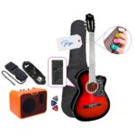 PACK ELECTROACUSTICO NYLON ROJO